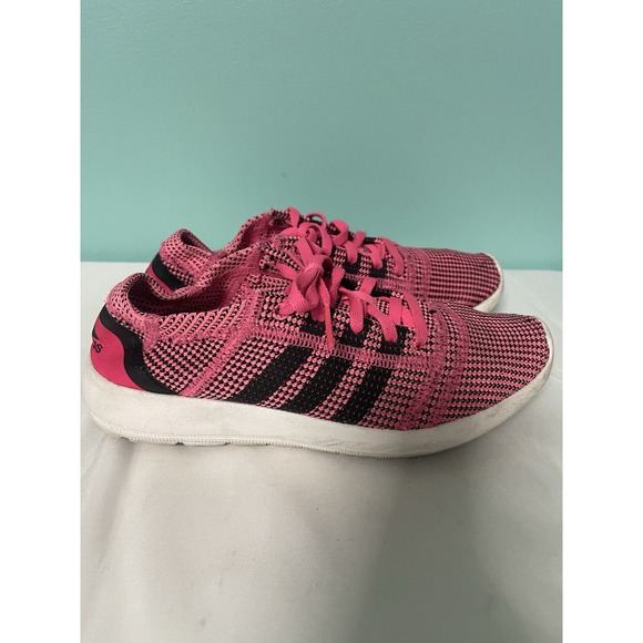 Adidas Women‎ Element Refine Tricot Pink Running Shoes 7 Trainers S-408 - Picture 1 of 7